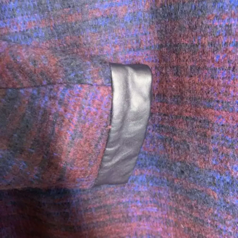 Zara Trafaluc Womens Wool Blend Coat M Plaid